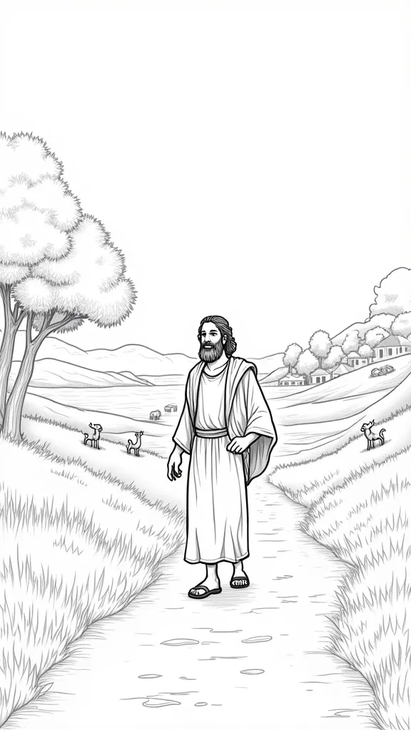 the lost son coloring page